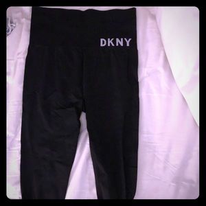 Dkny Pants - Black workout pants, 3/4 length DKNY size small Dkny Pants - Black workout pants, 3/4 length DKNY size small